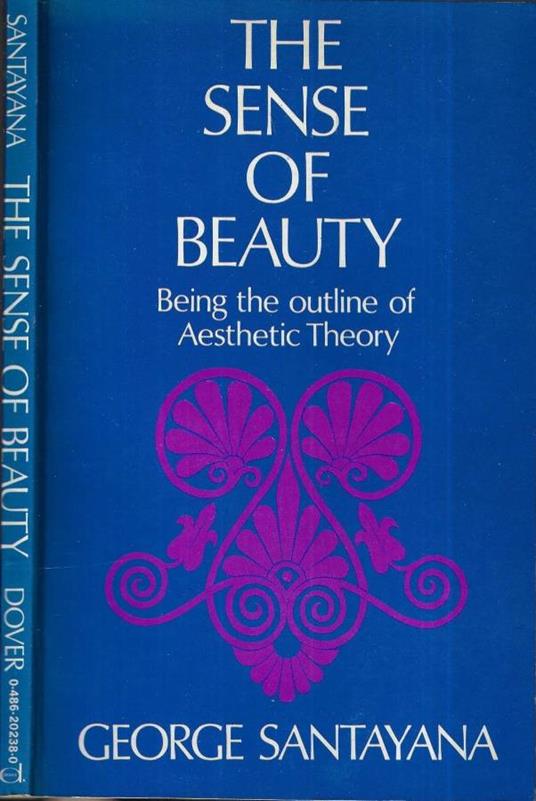 The sense of beauty - George Santayana - copertina