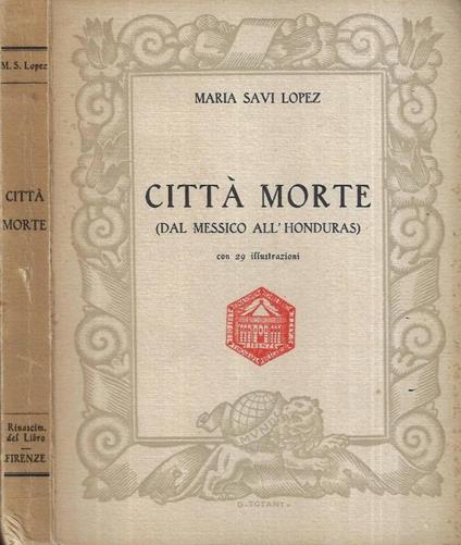 Città morte - Maria Savi Lopez - copertina