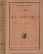 Lezioni di Letteratura italiana Vol. II