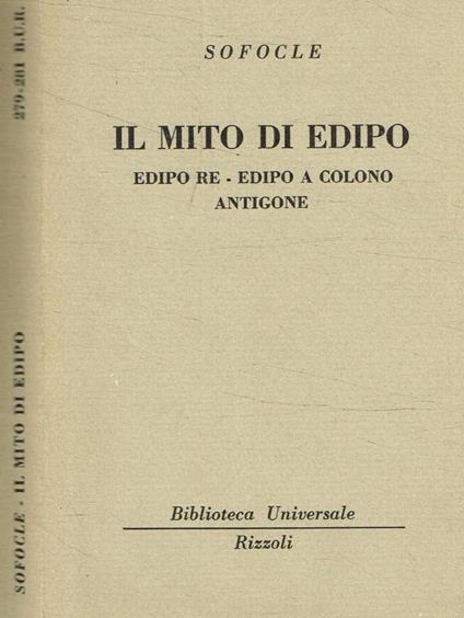 Il miti di Edipo - Sofocle - copertina