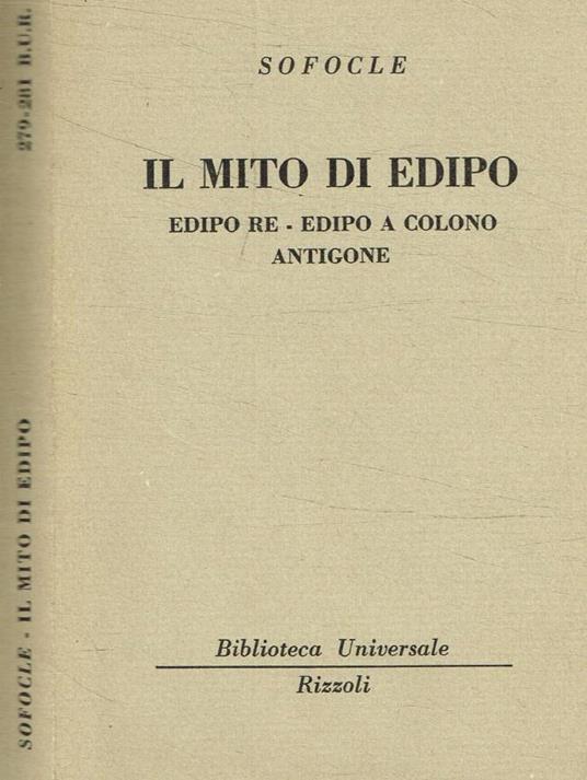 Il miti di Edipo - Sofocle - copertina