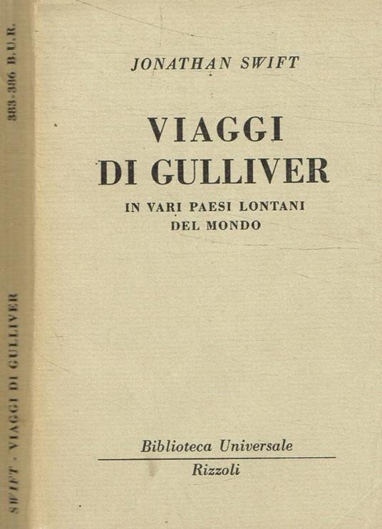 Viaggi di Gulliver in vari paesi lontani del mondo - Jonathan Swift - copertina