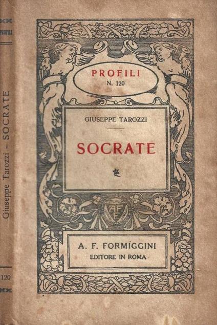 Socrate - Giuseppe Tarozzi - copertina