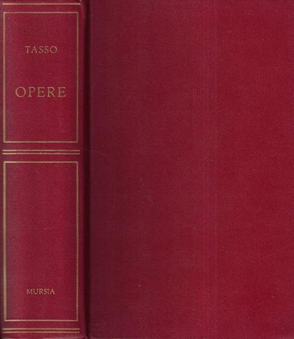 Opere - Torquato Tasso - copertina
