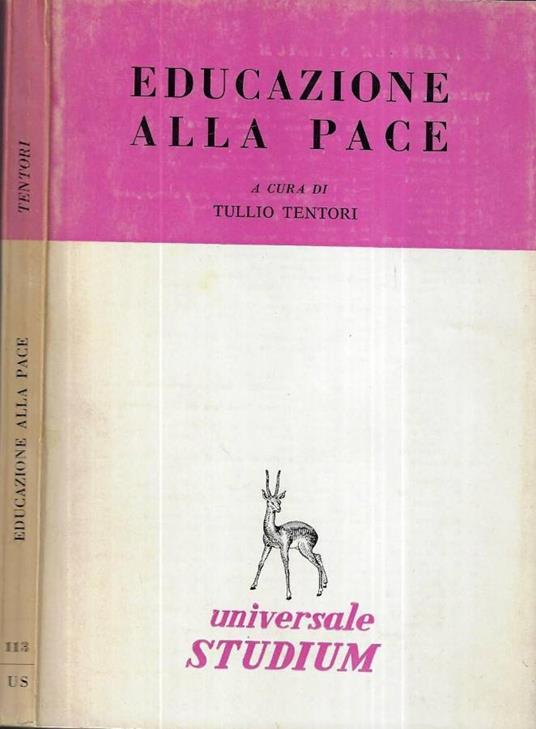 Educazione alla pace - Tullio Tentori - copertina