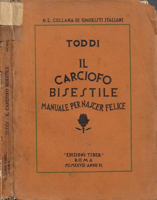 Il Carciofo Bisestile - Toddi - copertina