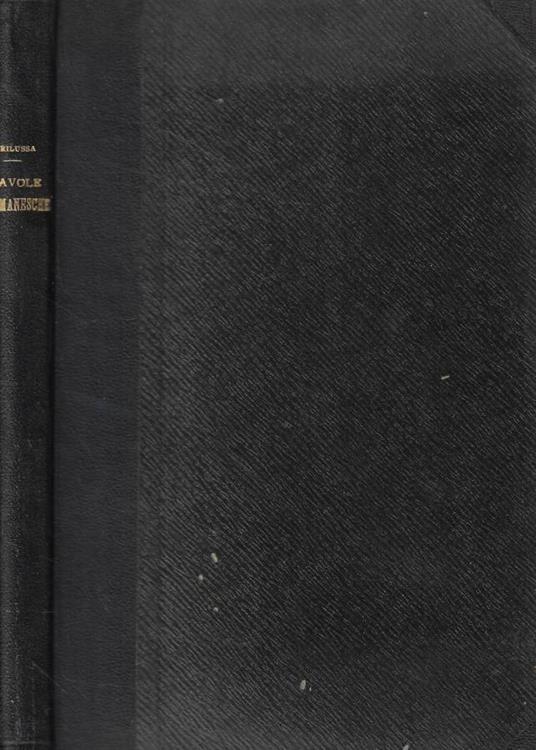 Le favole romanesche - Trilussa - copertina