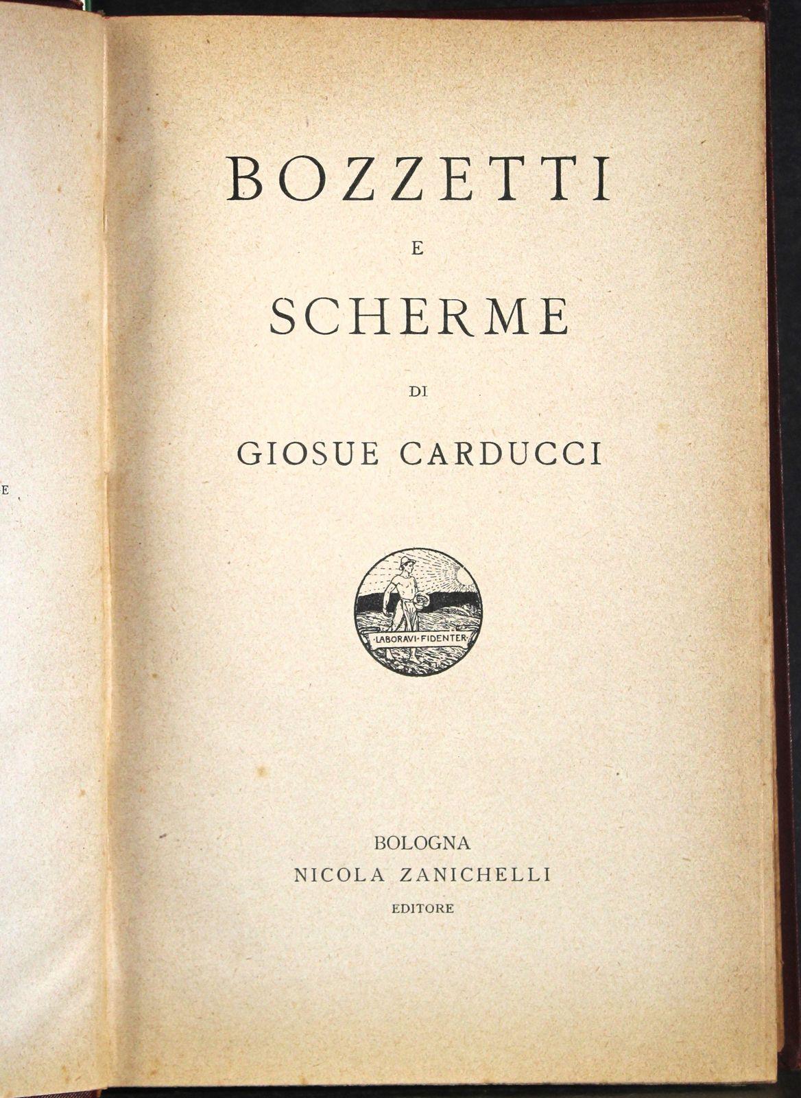 Opere III. Bozzetti e scherme