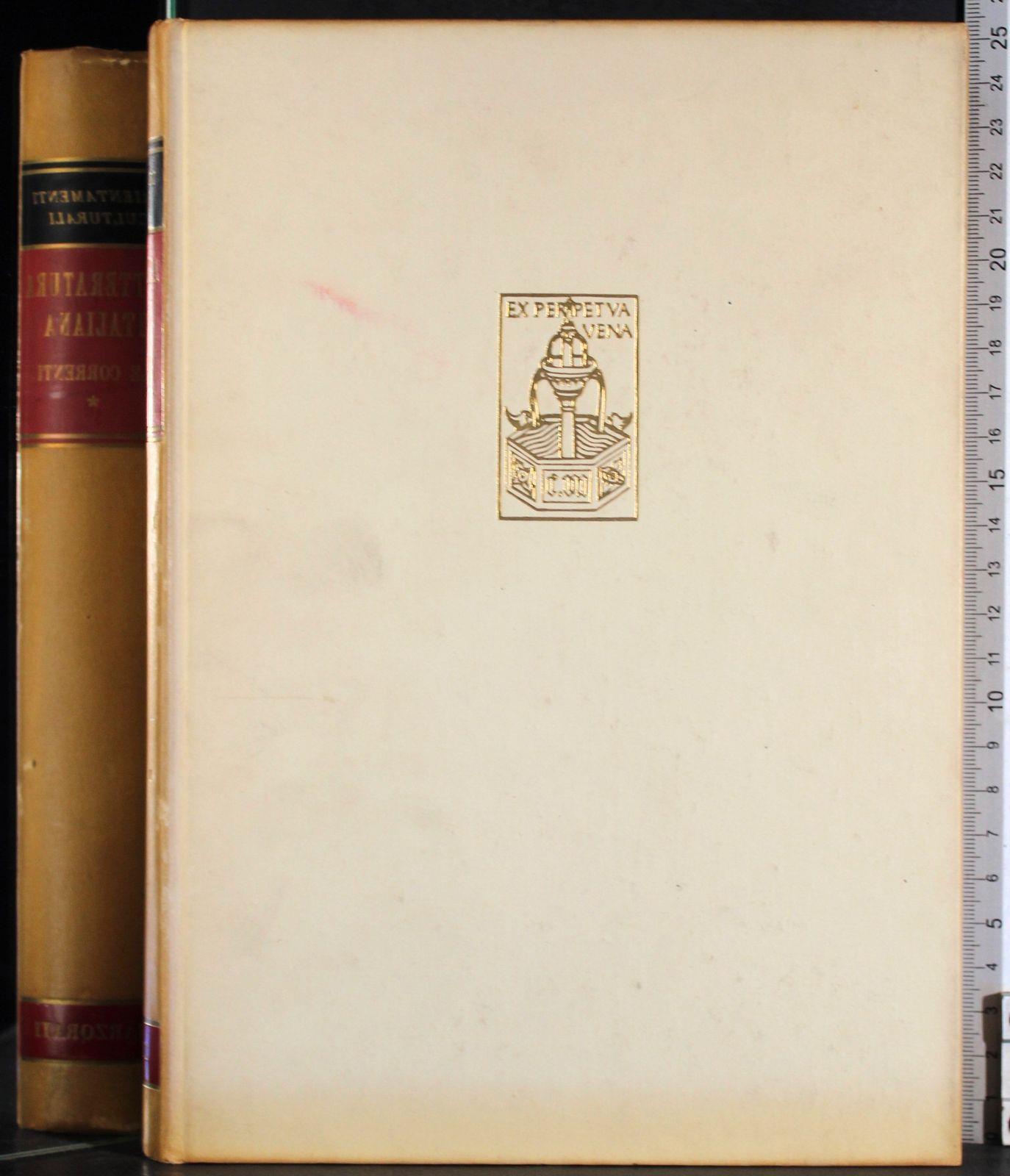 Letteratura italiana. Le correnti. Vol 1-2