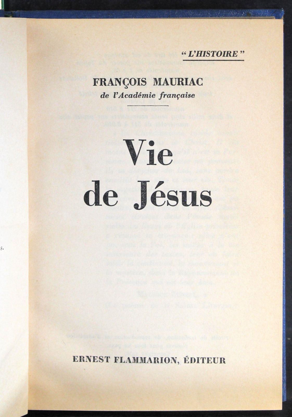 Vie de Jesus