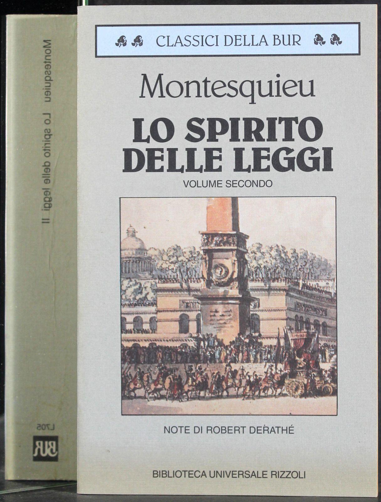 Lo spirito delle leggi. Vol 1-2