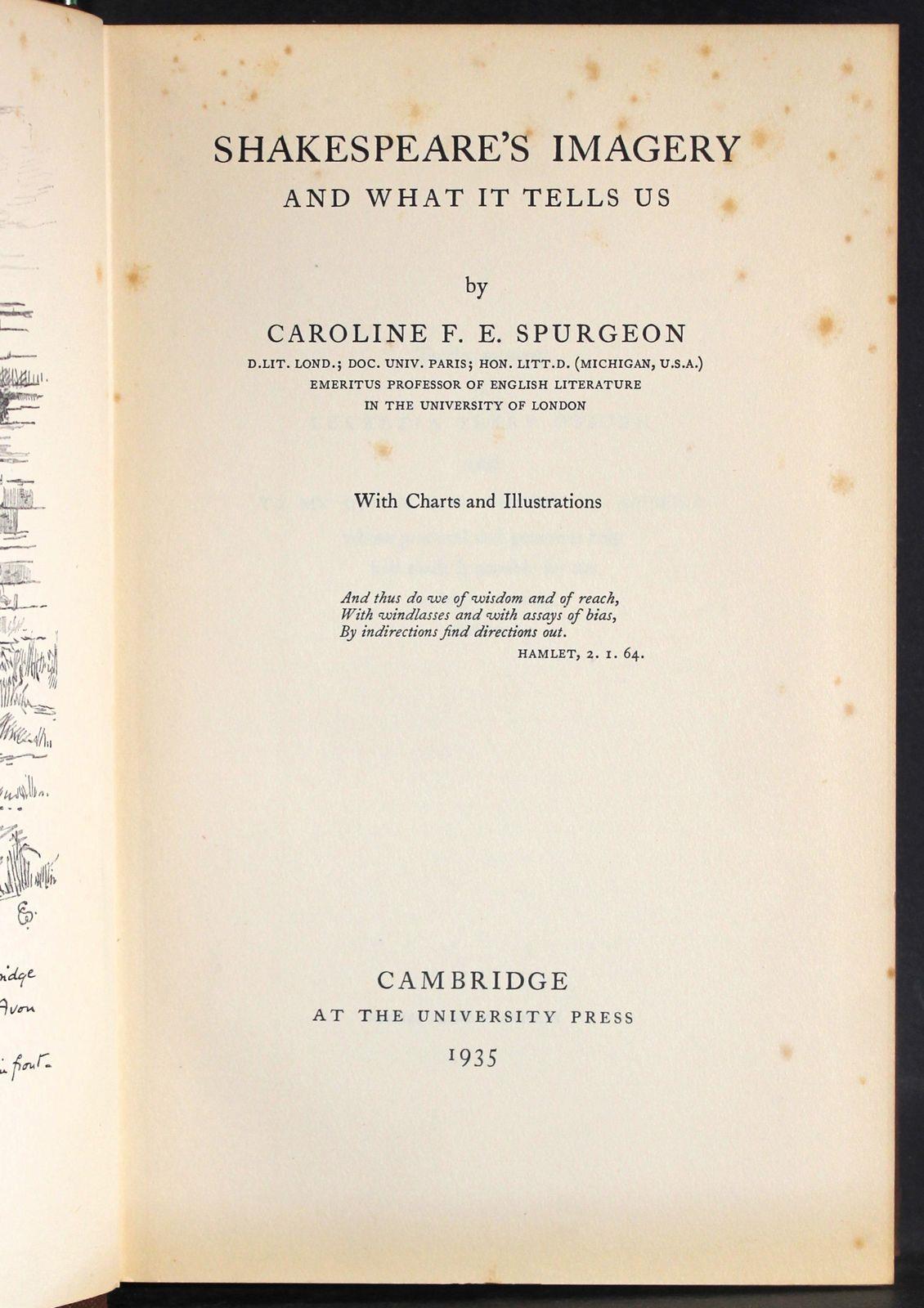 Shakespeare's imagery and what it tell us