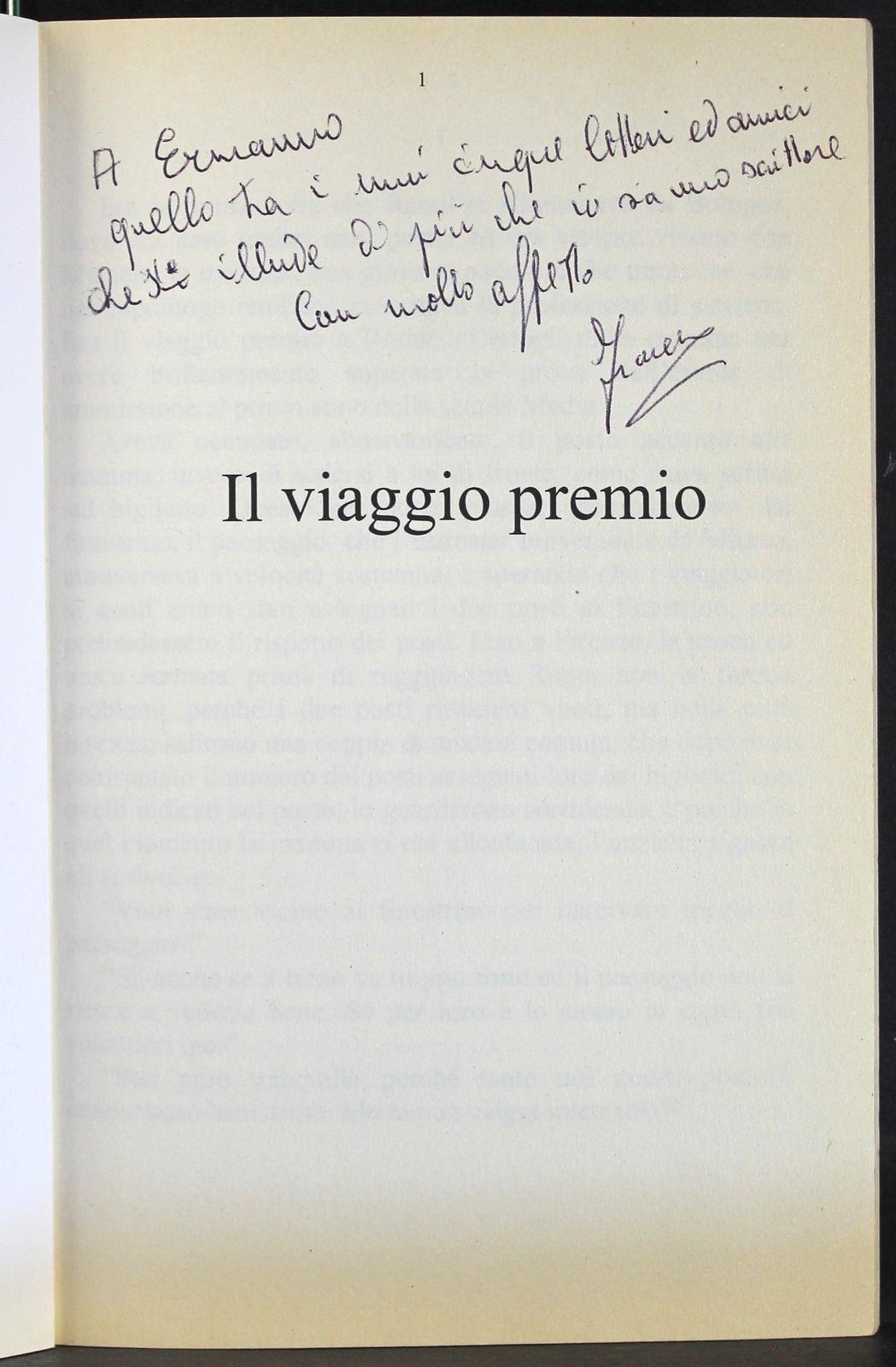 Il viaggio premio