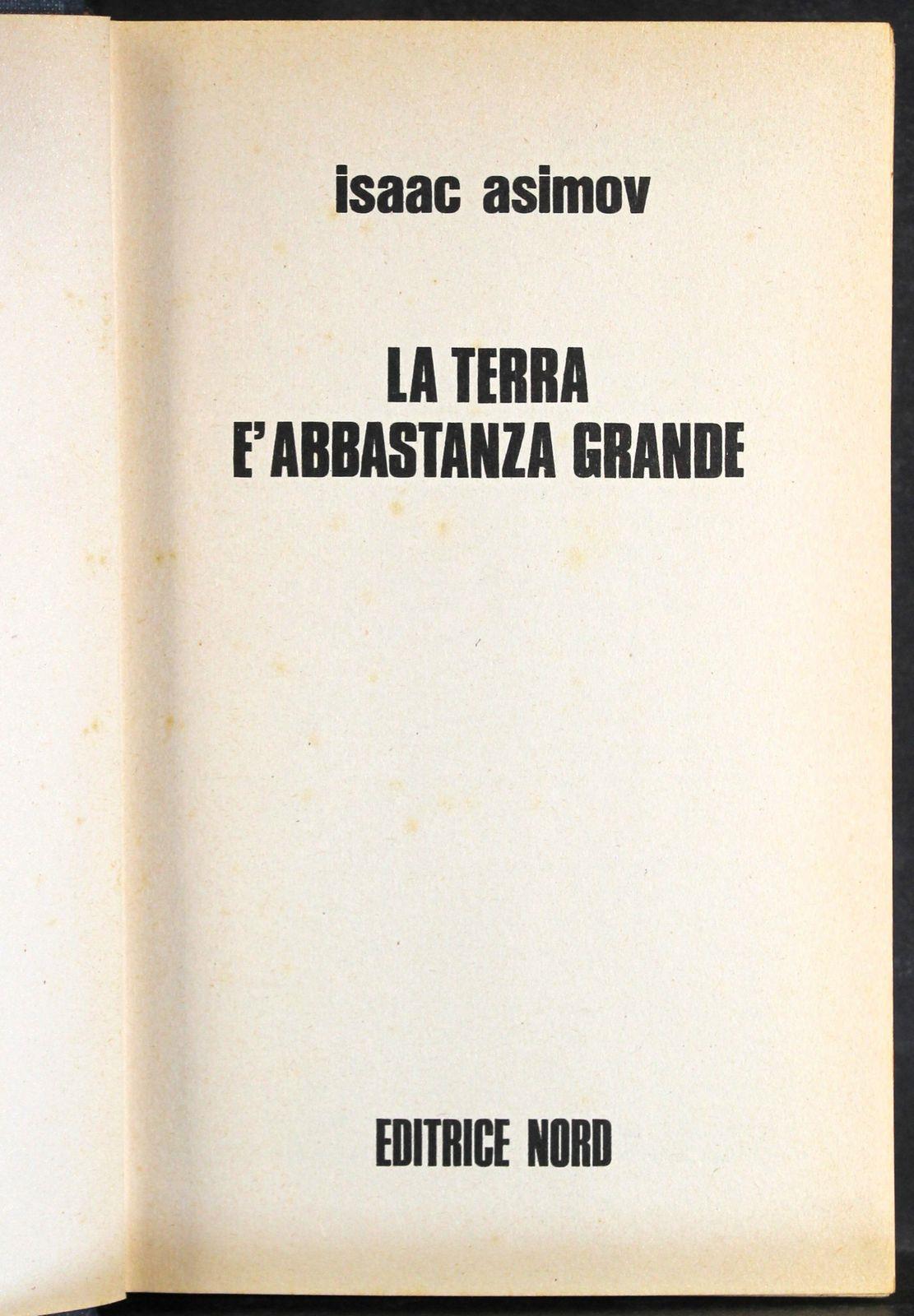 La terra è abbastanza grande