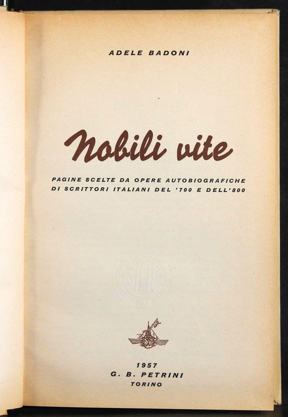 Nobili vite