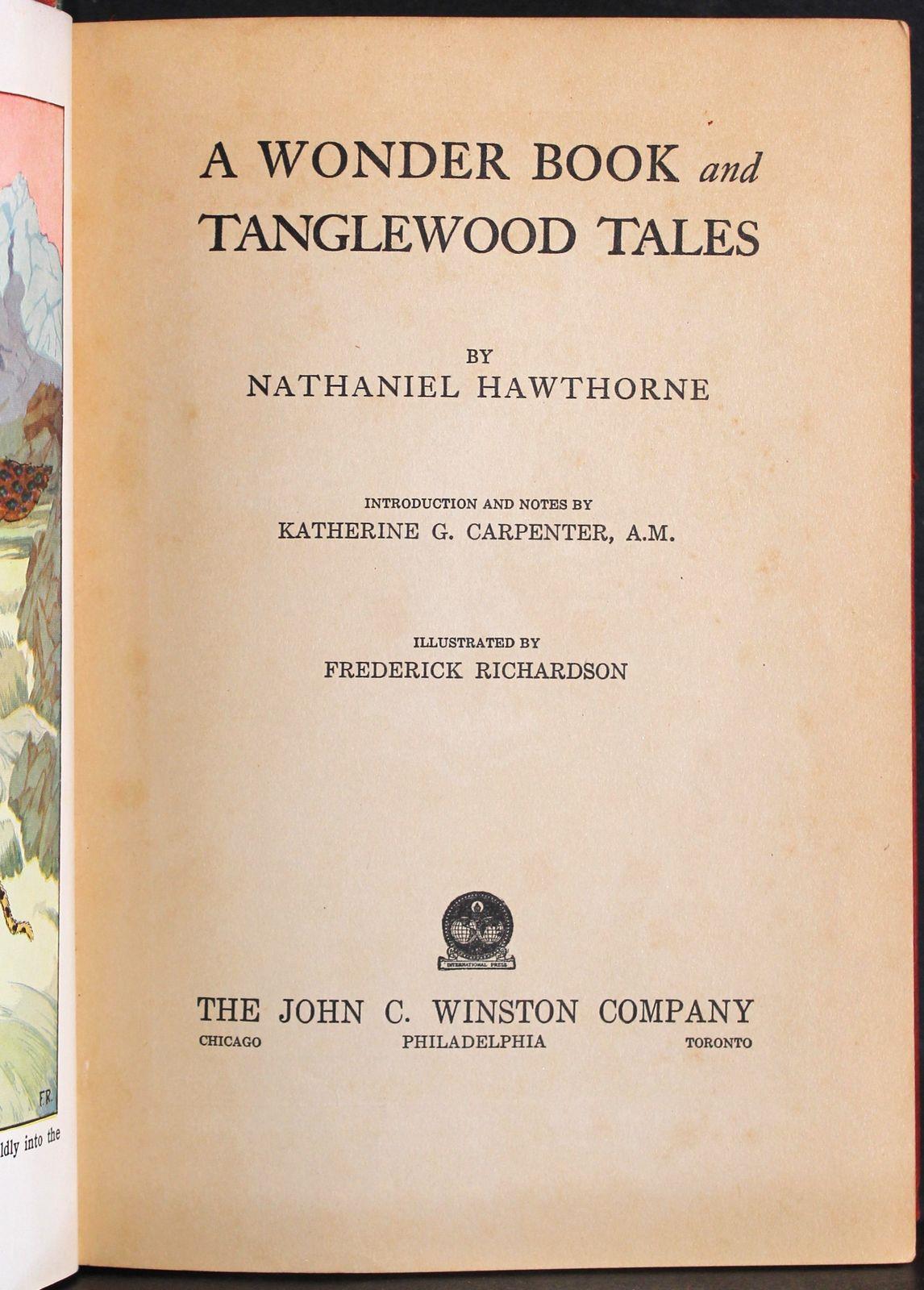A wonder book and tanglewood tales