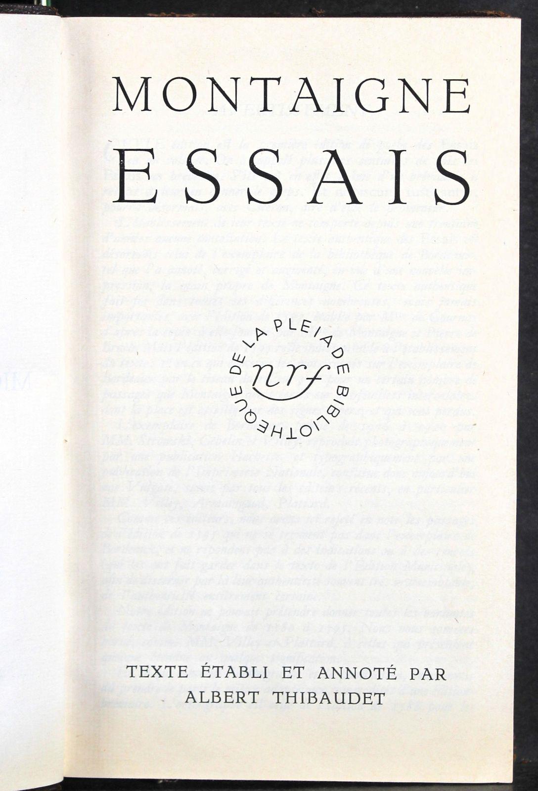 Essais