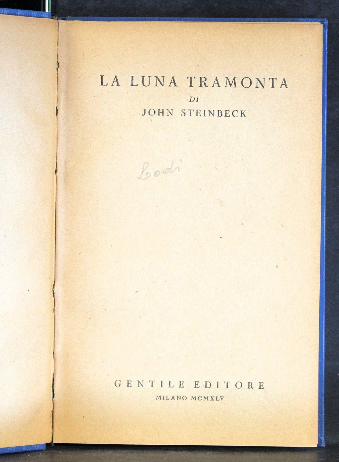 La luna ala tramonto