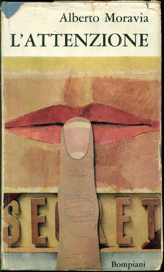 L'attenzione - Alberto Moravia - copertina