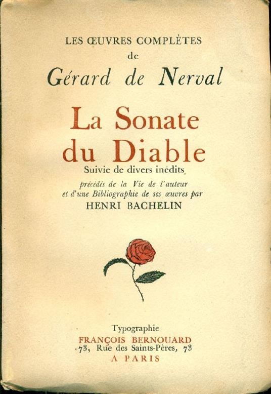 La Sonate du Diable - copertina