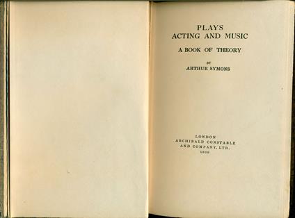 Plays acting and music - copertina