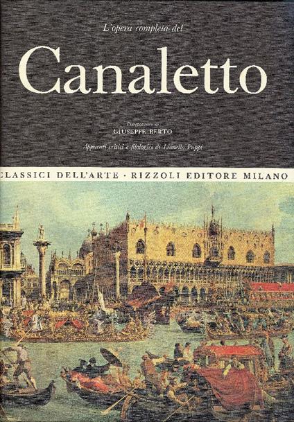 L'opera completa del Canaletto - copertina