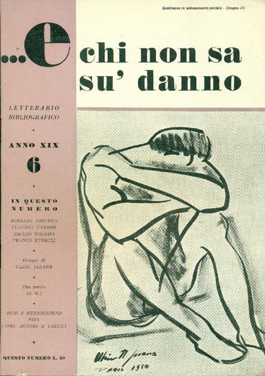E chi non sa su' danno. Giugno 1950, Anno XIX, N. 6 - copertina