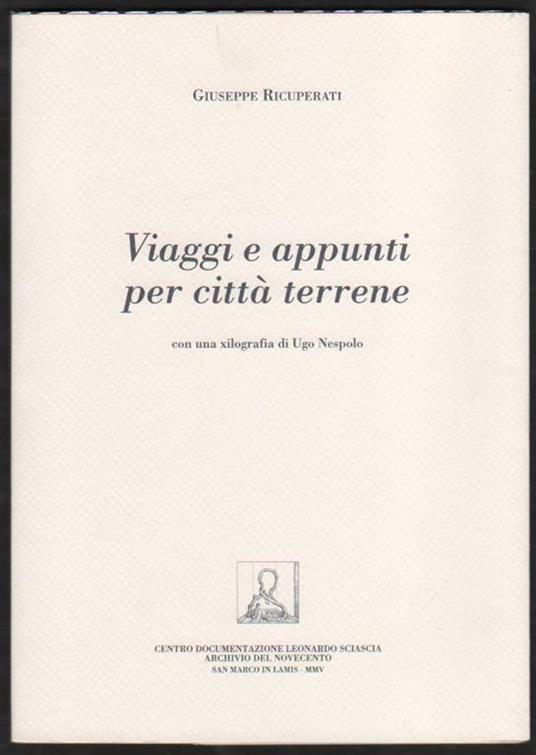 Viaggi e appunti per città terrene - 2