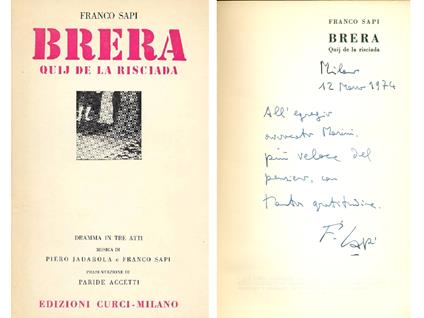 Brera. Quij de la risciada - copertina