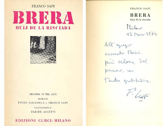 Brera. Quij de la risciada - copertina