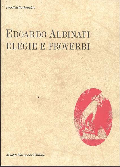 Elegie e proverbi - Edoardo Albinati - copertina