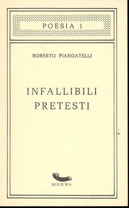 Infallibili pretesti - copertina