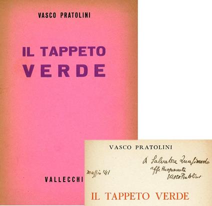 Il tappeto verde - Vasco Pratolini - copertina