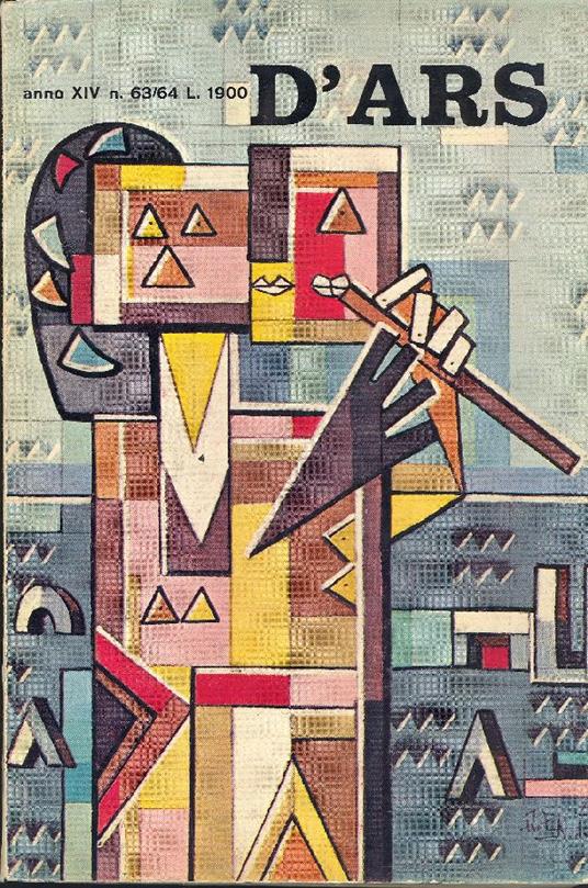 D'Ars. Marzo-Aprile 1973. N. 63-64 - copertina