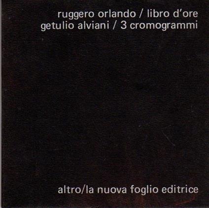 Libro d'ore. 3 Cromogrammi - copertina