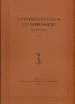 Studi di Egittologia e di papirologia. 2004, N.1