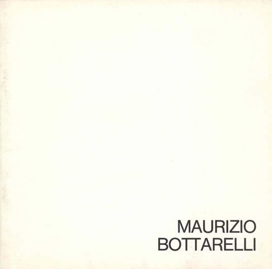 Maurizio Bottarelli - copertina