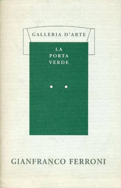 Opere grafiche di Gianfranco Ferroni - copertina