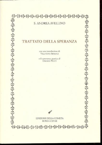 Trattato della speranza - copertina
