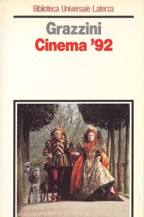 Cinema '92 - Giovanni Grazzini - copertina