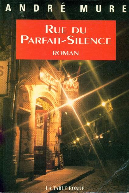 Rue du parfait-silence - copertina