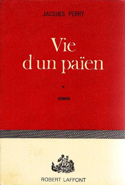 Vie d'un paien - copertina