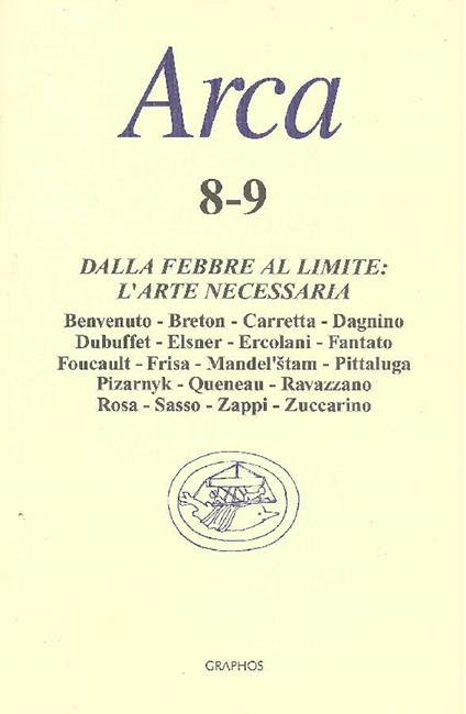 Arca. Dicembre 2003 - N. 8/9 - copertina