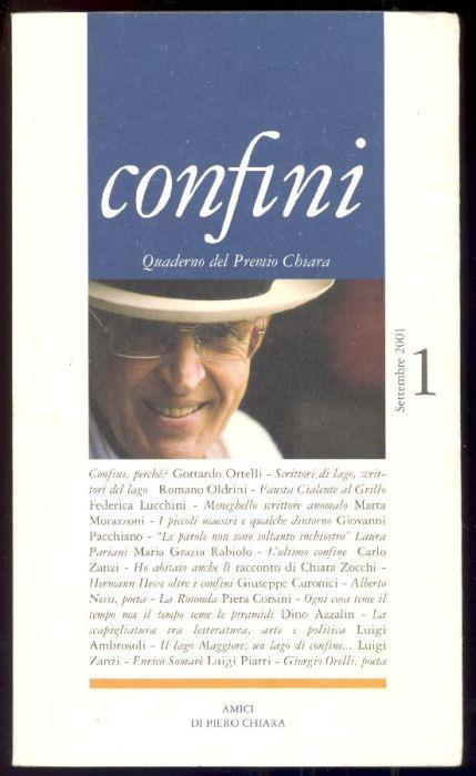 Confini. N. 1, Settembre 2001 - copertina