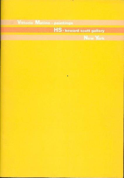 Vittorio Matino Paintings - Vittorio Matino - copertina