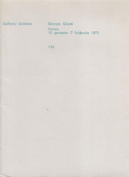 Giorgio Giusti - Giorgio Giusti - copertina