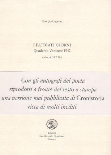 I faticati giorni - copertina