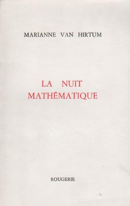 La nuit mathématique - copertina