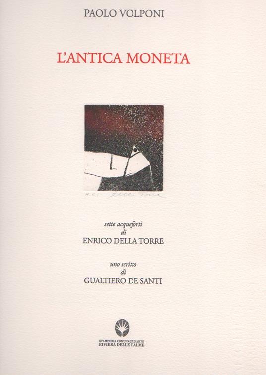 L' antica moneta - copertina