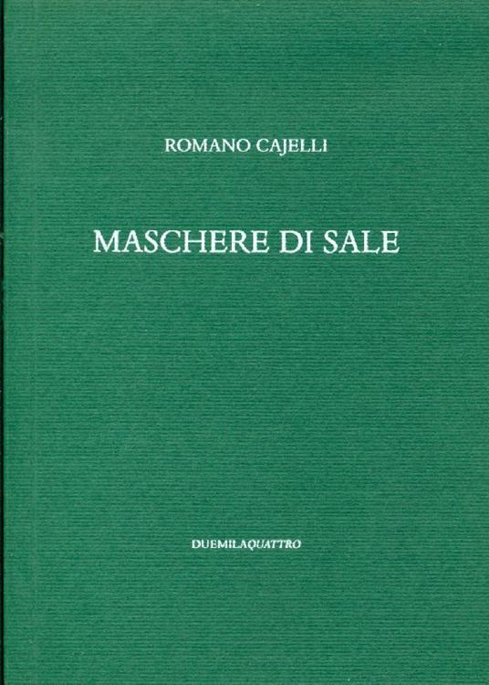 Maschere di sale - copertina